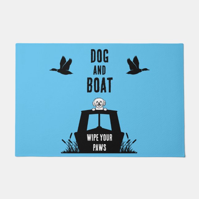 Tapete Proprietário de Cães Canalboat em Narrowboat (Frente)
