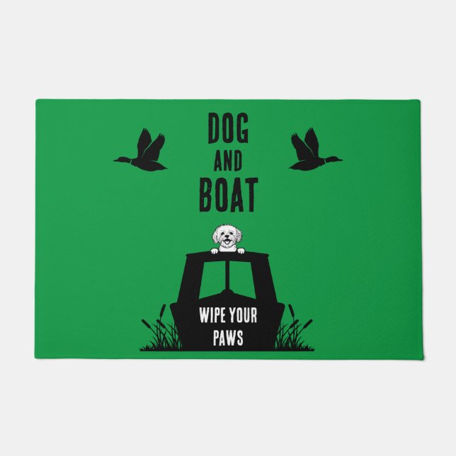 Tapete Proprietário de Cães Canalboat em Narrowboat (Frente)