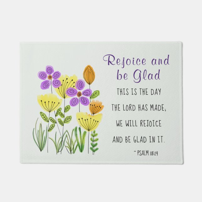 Tapete Psalm 118:24 This is the Day the Lord has Made (Frente)