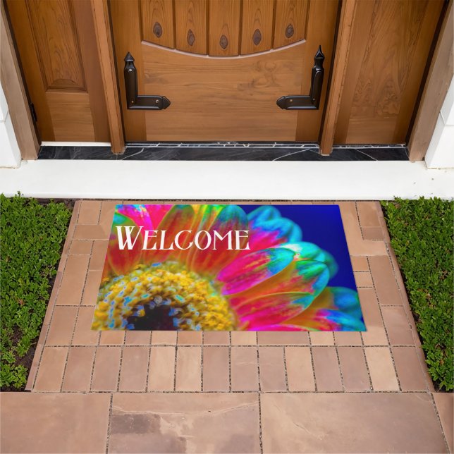 Tapete Psychedelic Daisy Doormat (Ar livre)