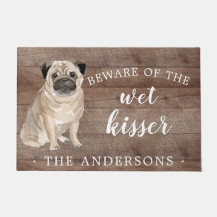 Tapete Pug Dog Personated Door Mat