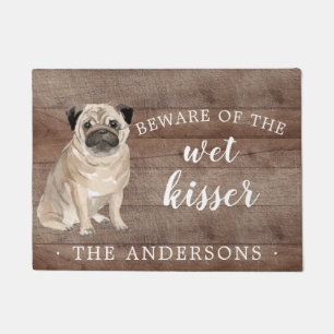 Tapete Pug Dog Personated Door Mat