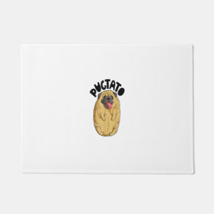 Tapete Pugtato Pug Potato Camisa Cão Cachorro Soa Engraça