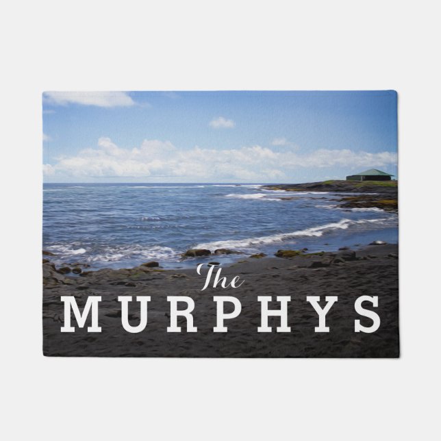 Tapete Punalu'u Black Sand Beach Hawaii (Frente)