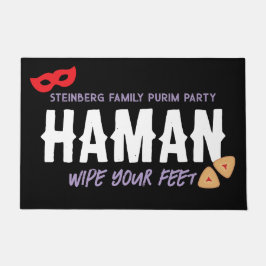 Tapete Purim Personalizado Shtick Funny Haman Wipe Feet