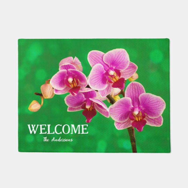 Tapete Purple Orchids Door Mat (Frente)