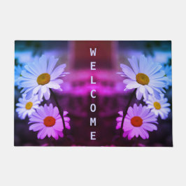 Tapete Púrpura E Azul Coloridos E Modernos