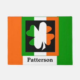 Tapete Quadrado irlandês do trevo da bandeira