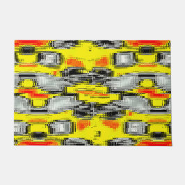 Tapete quadrados de abstrato formados a partir de arranhõ