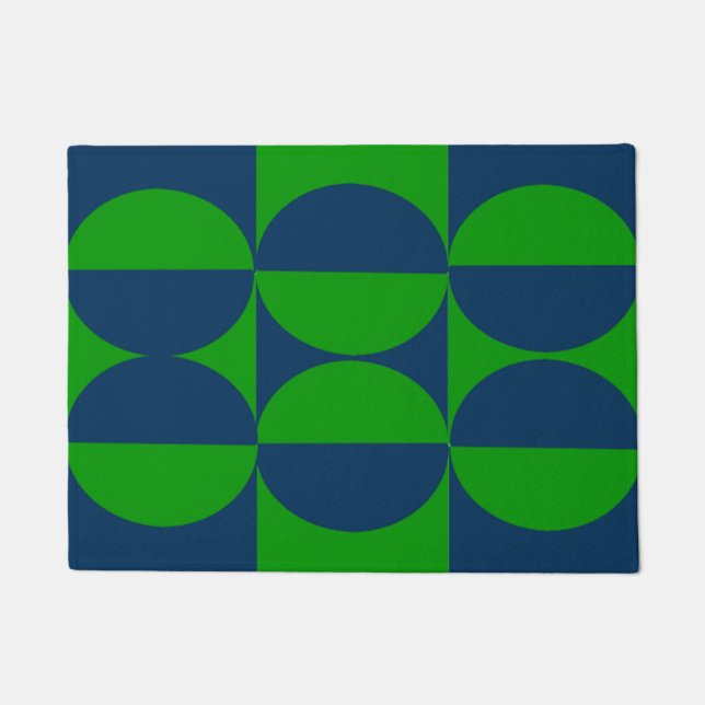 Tapete Quadrados e Círculos Bauhaus (Frente)