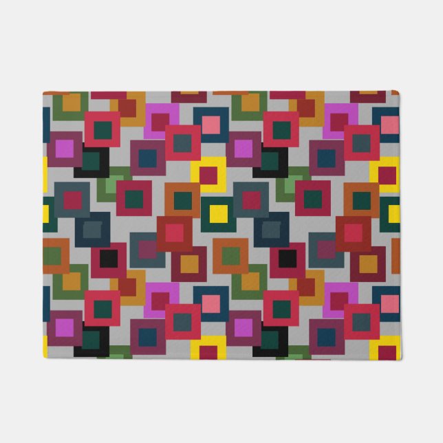 Tapete Quadrados escuros na luz (Frente)