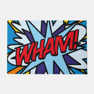 Tapete Quadrinho WHAM Divertido Moderno Tipográfico