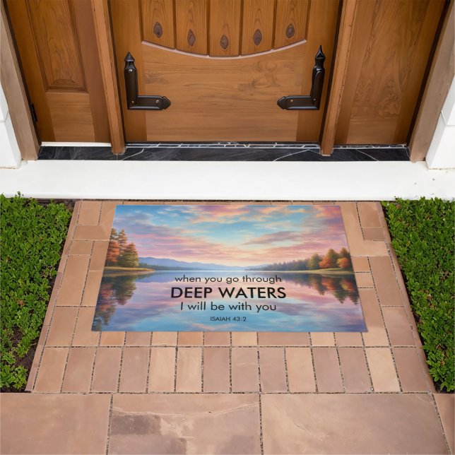 Tapete Quando Você Atravessa A Porta Das Águas Profundas (Ar livre)
