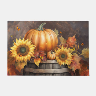 Tapete Queda Autoutono Pumpkin Girassóis