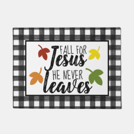 Tapete Queda por Jesus Xadrez Negra