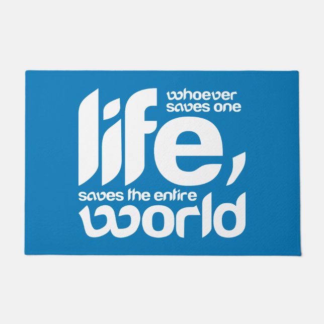 Tapete Quem salva uma vida (Frente)