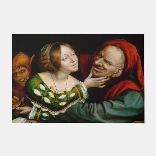 Tapete Quentin Matsys - Amantes Correspondentes (Frente)