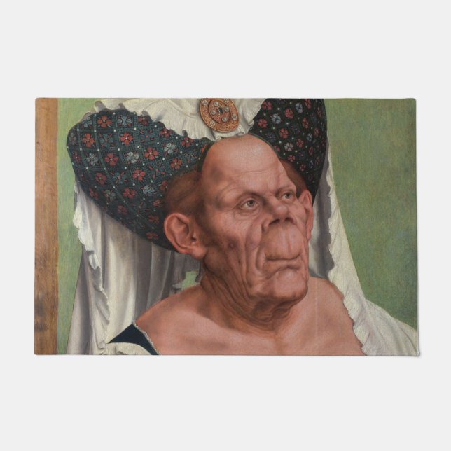 Tapete Quentin Matsys - Uma Mulher Velha Grotesca (Frente)