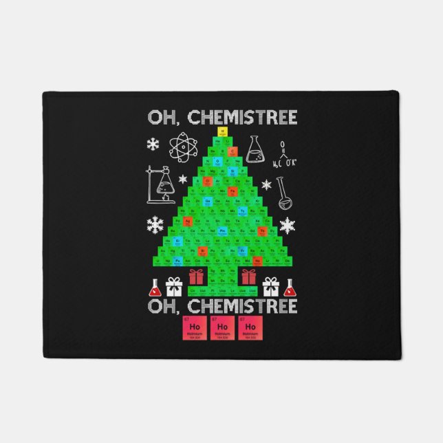 Tapete Quimistree Chemistree Engraçado Ciência (Frente)