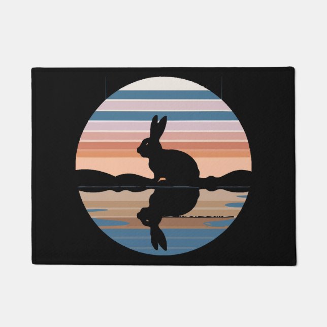 Tapete Rabbit Retro Sunset (Frente)