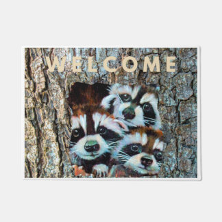 Tapete Raccoon WELCOME Welcome Mat