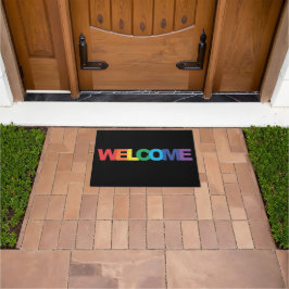 Tapete Rainbow Colour Welcome Mat