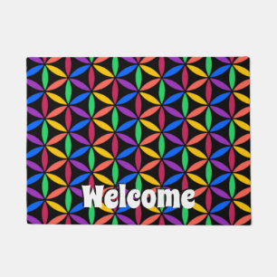 Tapete Rainbow Flower of Life Standard (Flor da Vida)