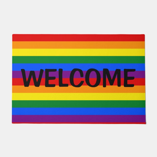 Tapete Rainbow Pride Doormat (Frente)