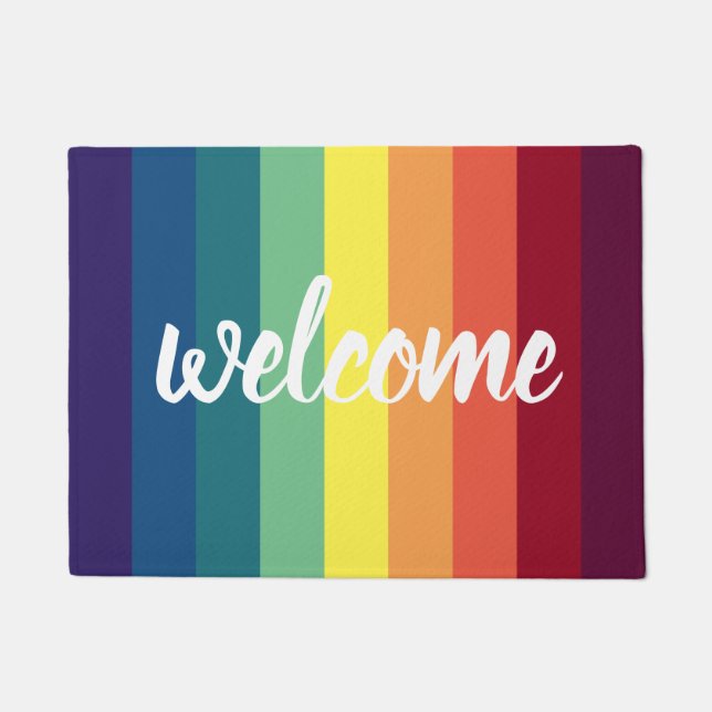Tapete Rainbow Strike Welcome Mat (Frente)