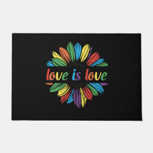 Tapete Rainbow Sunflower Love Is Love