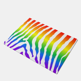 Tapete Rainbow Zebra Pattern