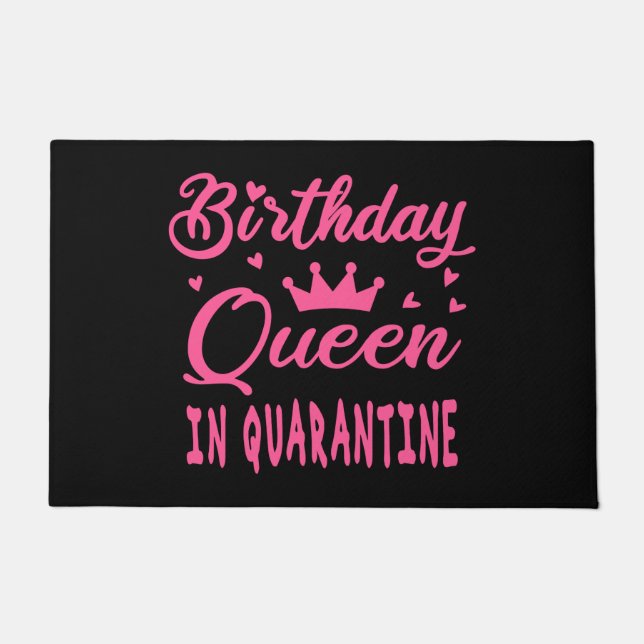 Tapete Rainha de Aniversário em Quarentena (Frente)
