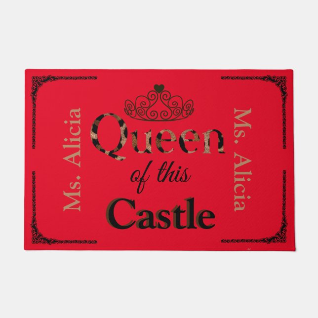 Tapete Rainha deste Castelo Door Mat (Frente)