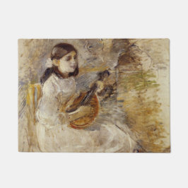 Tapete Rapariga Tocando Mandolin (por Berthe Morisot)