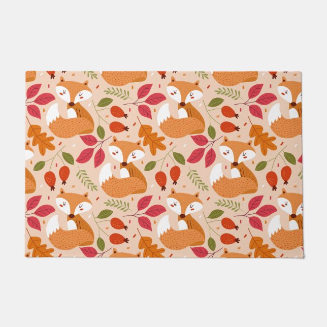 Tapete Raposas de Pessoas Modernas (Frente)