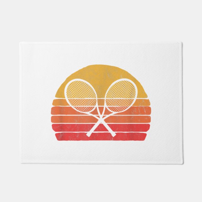 Tapete Raquetas de Tênis cruzadas retrorreflectoras dos a (Frente)