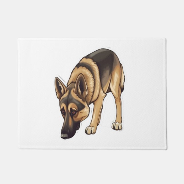 Tapete Rastreamento de german shepherd (Frente)