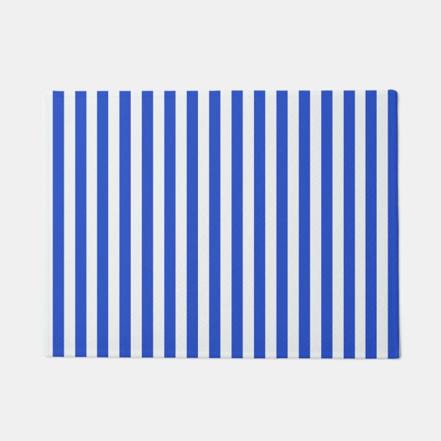 Tapete Real Blue Combination Stripes por Shirley Taylor (Frente)