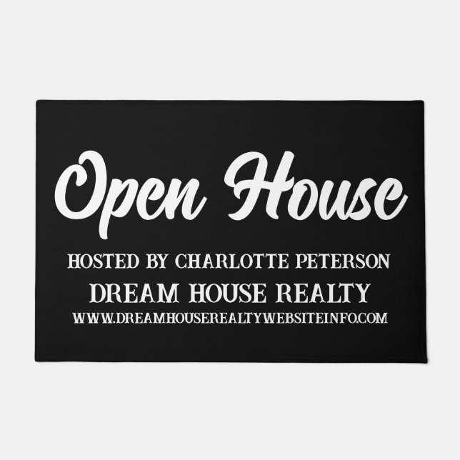 Tapete Real Estate Agent Realtor Open House (Frente)