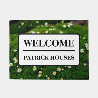 Tapete Realistic Forest Moss & Daisy Doormat