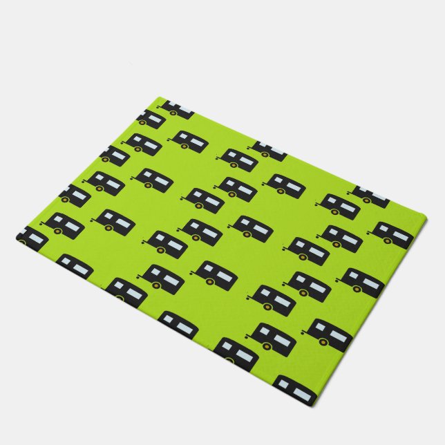 Tapete Reboques de campismo a verde (Inclinado)