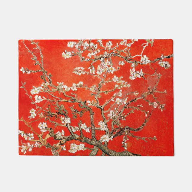 Tapete Red Almond Blossoms Vincent Van Gogh (Frente)