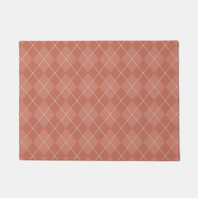 Tapete Red Argyle Doormat (Frente)