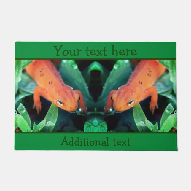 Tapete Red Eft Salamander Raindrop On Eye Personalizado (Frente)