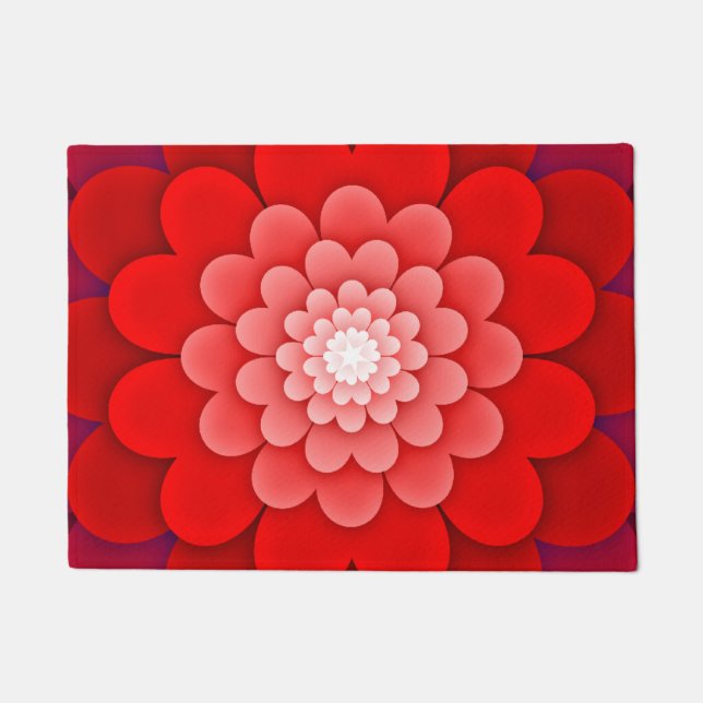 Tapete Red Floral Mandala-58566 (Frente)