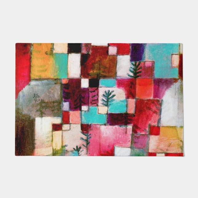 Tapete Red Green e Violet, Paul Klee (Frente)