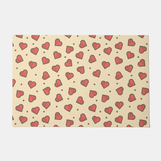 Tapete Red Love Hearts (Frente)