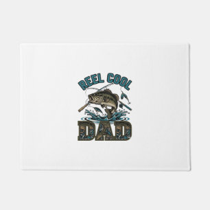 Tapete Reel Cool Dad Pesca de Robalo Design Vetorial Vint