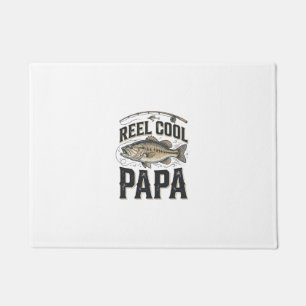 Tapete Reel Cool Papa Design de Vetor de Pesca Vintage_1