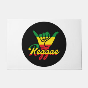 Tapete Reggae Shaka Hands with reggae colors
